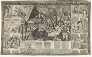 Dom af grev Willem III over fogeden i Sydholland, 1336 Iustiti over den baeliuw van Zuyt-Hollant, af Willem de Goede, greve van Hollandt etc. (titel på objektet) af Bartholomeus Willemsz. Dolendo (signed by artist)