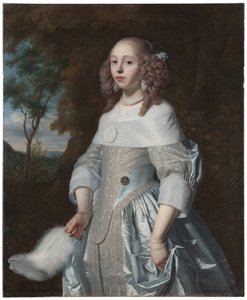 Jeanne Parmentier, 1634-1710, gave fra De Geer af Bartholomeus van der Helst