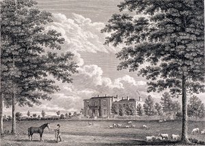 Brockwell Hall, Herne Hill, Lambeth, London, 1820 af Bartholomew Howlett