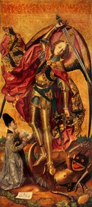Sankt Michael sejrer over Djævelen, 1468, 1946.