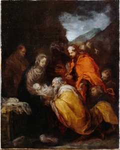 Tilbedelse af de tre konger af Bartolomé Esteban Murillo