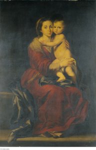 After Bartolomé-Esteban Murillo - The Virgin and Child, c.1660 - c.1699 af Bartolomé Esteban Murillo