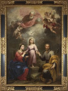 Den himmelske og jordiske treenighed. Omkring 1675-82
