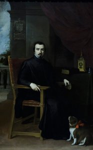 Portræt af Don Justino de Neve af Bartolomé Esteban Murillo