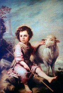 Den gode hyrde, c1650 af Bartolomé Esteban Murillo