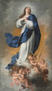 Den ubesmittede undfangelse, ca. 1680. af Bartolomé Esteban Murillo