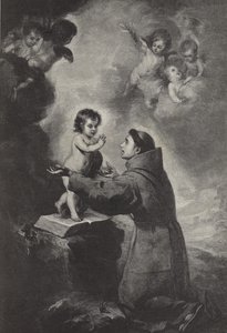 Sankt Antonius af Padovas vision af Bartolomé Esteban Murillo
