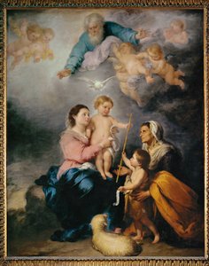Den hellige familie, kendt som Jomfruen af Sevilla - ...