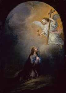 Kristus i Olivenhaven (olie på lærred) af Bartolomé Esteban Murillo