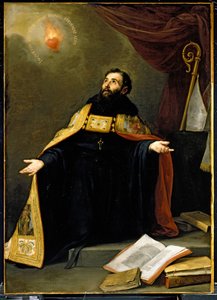 Sankt Augustin i ekstase af Bartolomé Esteban Murillo
