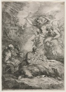 Fødselen. af Bartolomeo Biscaino