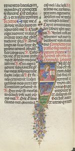Missale: Fol. 141v: Johannes med ørn, 1469. af Bartolomeo Caporali