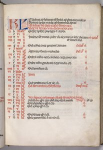 Missale: Fol. 5r: Maj kalenderside, 1469. af Bartolomeo Caporali