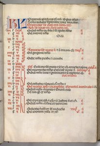 Missale: Fol. 7r: September kalenderside, 1469. af Bartolomeo Caporali