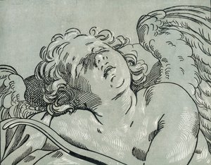 En sovende amor, 1630-45.