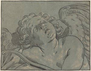 Cupid sovende