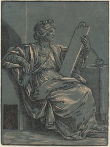 Sibyl af Bartolomeo Coriolano or Giuseppe Maria Moretti after Guido Reni