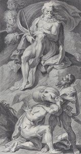Plade 8: Ulysses modtager vinden i en lædertaske fra Aeolus, 1756