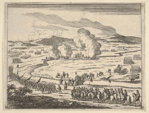 Belejringen af ​​Alexandria begynder, fra ideen om en kristen prins og helt i Francis ..., 1659. af Bartolomeo Fenice