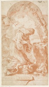 Sankt Jerome Pemen (titel på objekt) af Bartolomeo Gazalis