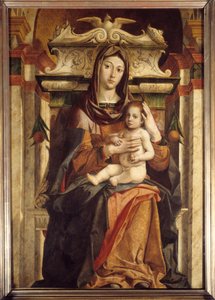 The Virgin and Child Painting by Bartolomeo Montagnadani