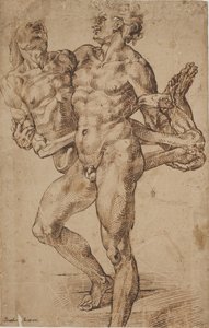 Æneas og Anchises [?] af Bartolomeo Passarotti