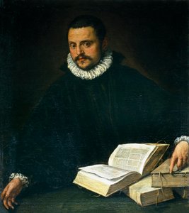Portræt af en bemærkelsesværdig af Bartolomeo Passarotti