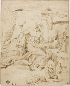Sankt Jerome af Bartolomeo Passarotti