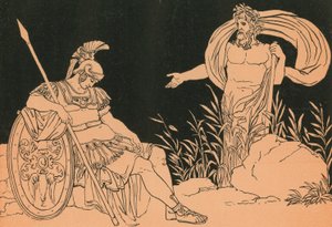 Æneas og Tiberen af Bartolomeo Pinelli