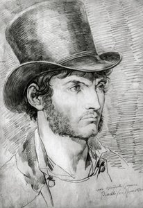 Mandsportræt (True Roman), tegning af Bartolomeo Pinelli (1781-1835) af Bartolomeo Pinelli