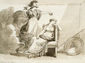 Penelope forskønnet af Minerva af Bartolomeo Pinelli