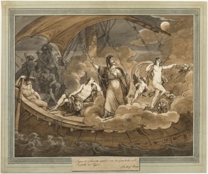 The Dream of Telemachus, fra The Adventures of Telemachus, bog 4 af Bartolomeo Pinelli