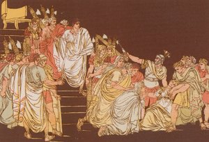 Virginias død af Bartolomeo Pinelli