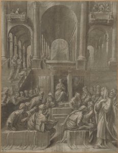Kristus blandt lægerne af Bartolomeo Ramenghi