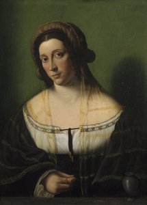 Portræt af en kvinde som Maria Magdalena af Bartolomeo Veneto