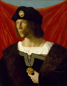 Portræt af en gentleman af Bartolomeo Veneto