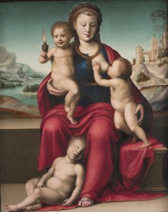 Caritas (velgørenhed) af Bartolomeo di Zanobi