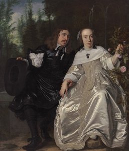 Abraham del Court og hans hustru Maria de Kaersgieter, 1654