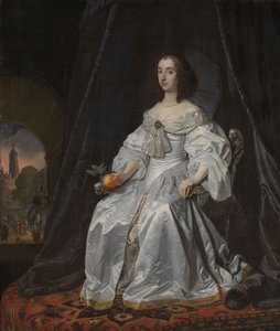 Mary Stuart, prinsesse af Orange, som enke efter Vilhelm II, 1652