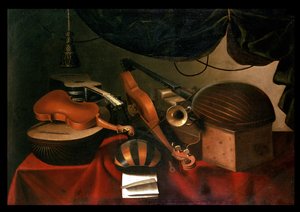 Musikalsk stilleben af Bartolommeo Bettera