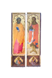 Peter og Johannes Døberen; en apostel og den hellige Paulus