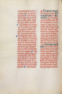 Missale: Fol. 173v: Musik for Alleluia etc. i begyndelsen af påsken, 1469. af Bartolommeo Caporali