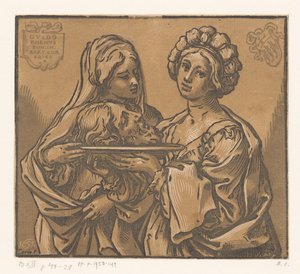 Herodias og Salome med Johannes Døberens hoved af Bartolommeo Coriolano