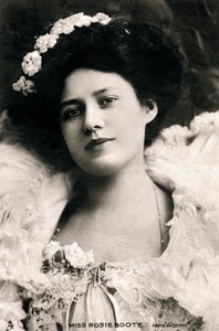 Rosie Boote 1878-1958, engelsk skuespillerinde, 1905.