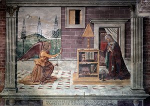 Jomfru af Bebudelsen - Fresco