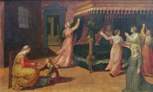 The Vision of St. Hildegard (1098-1179) (panel)