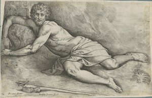 Sankt Johannes Døberen af Battista Franco