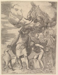 Englen, der holder Abrahams arm, efter 1552.
