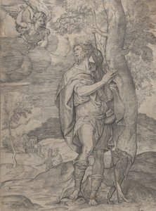 Saint Roch, 1535-73. af Battista del Moro
