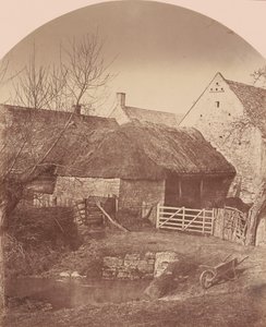 Farm Yard, Prestbury nær Cheltenham, ca. 1855 (foto) af Baynham Jr. Jones